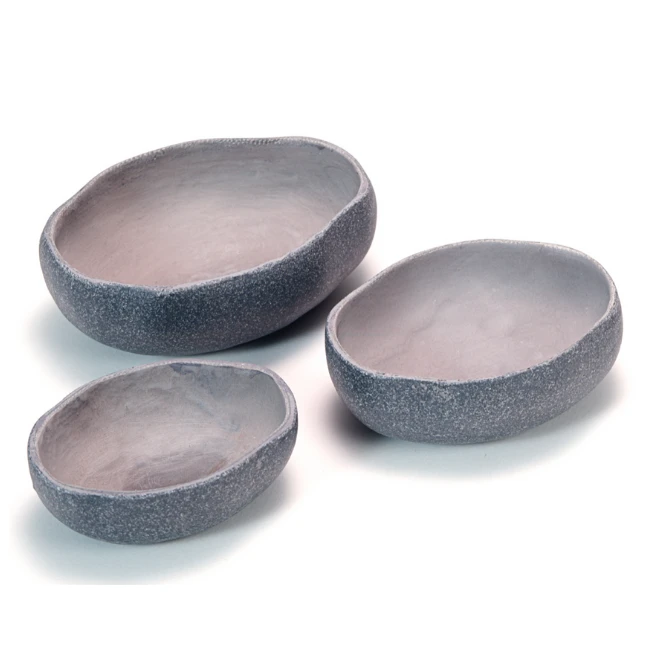 Yellow Door Stenen Schalen (rustic Bowls), Set Van 3 2 Yellow Door Stenen Schalen (rustic Bowls), Set Van 3 - Afbeelding 2